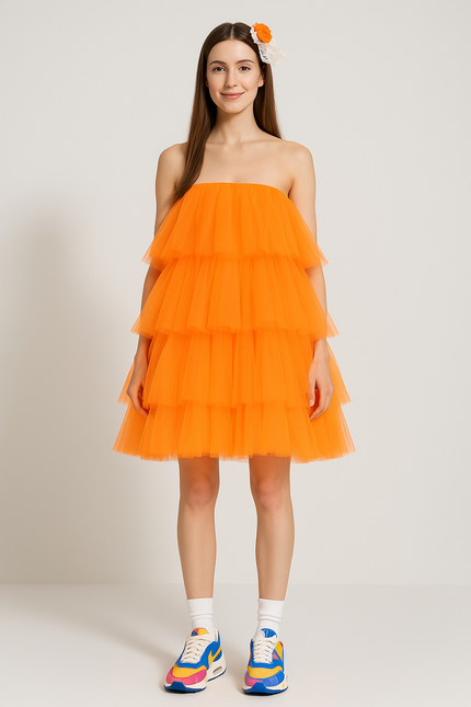 Robe Orange Fille