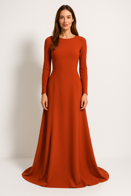 Robe Orange Grande Taille