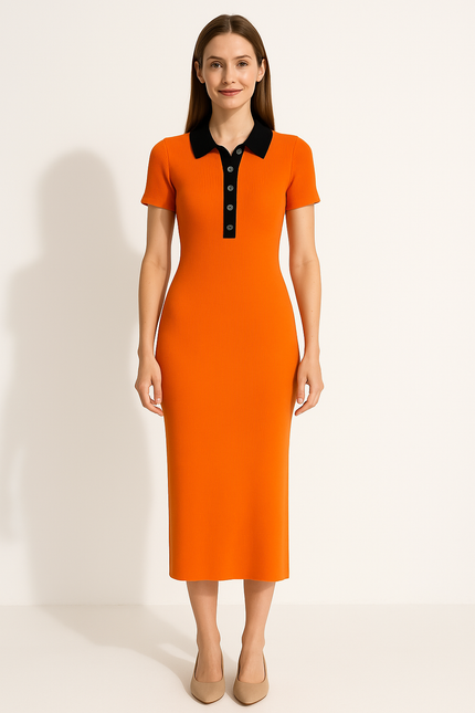 Robe Polo Orange