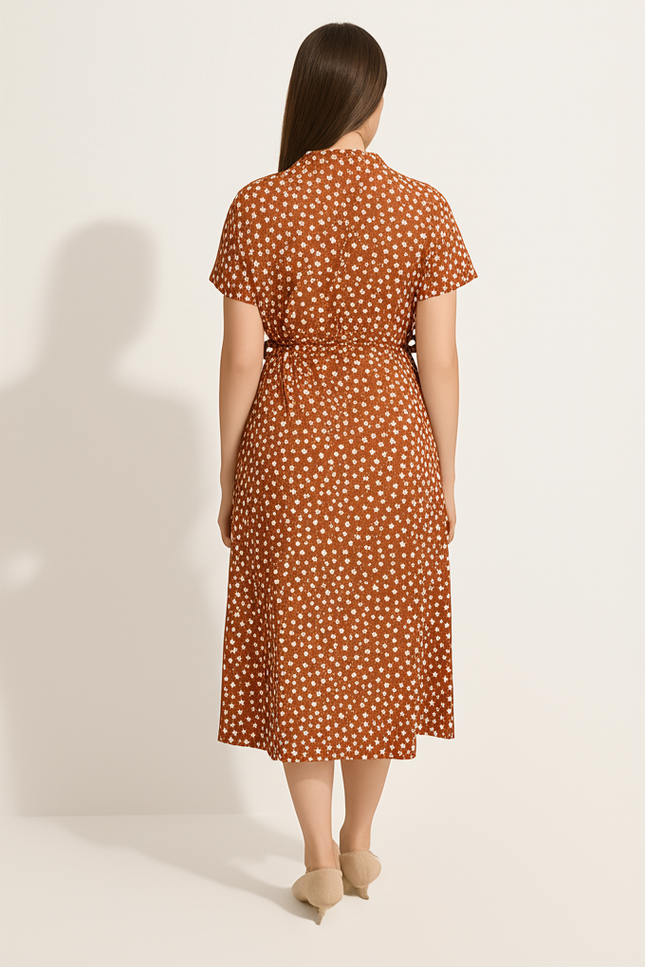 Robe Orange A Pois - gallery 1