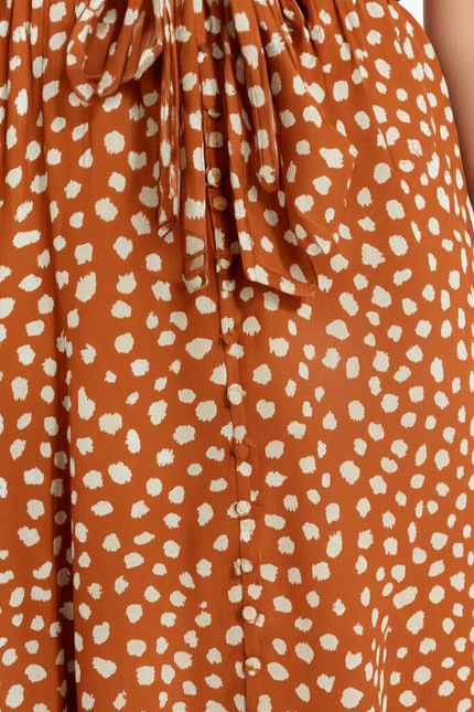 Robe Orange A Pois - gallery 3