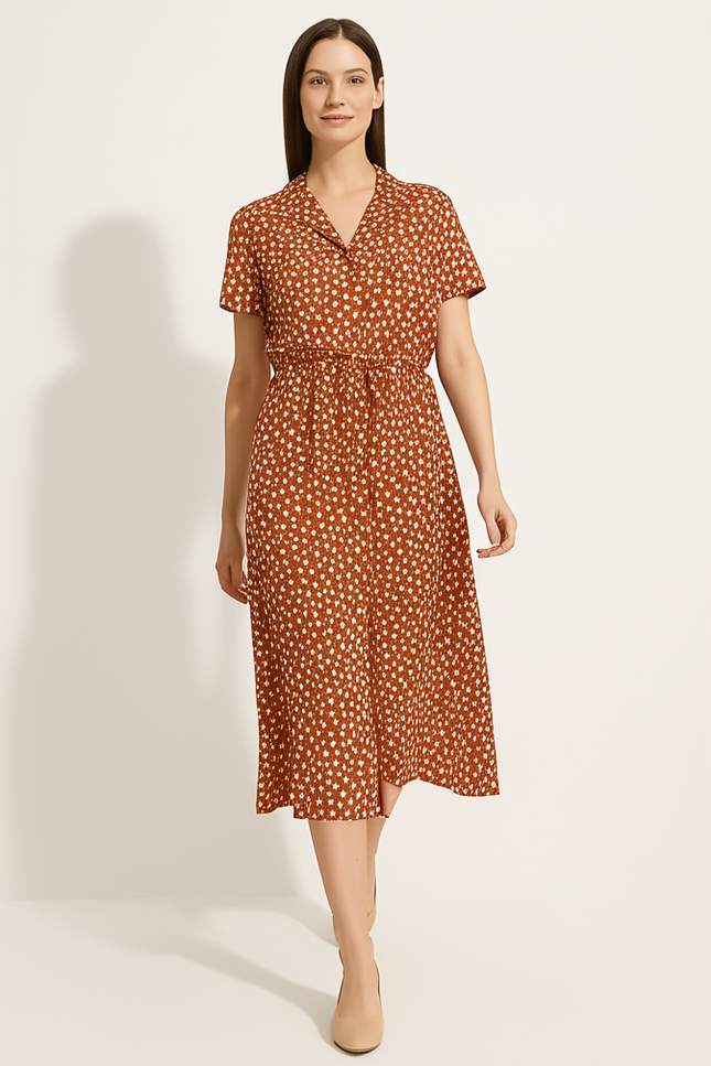 Robe Orange A Pois - gallery 4