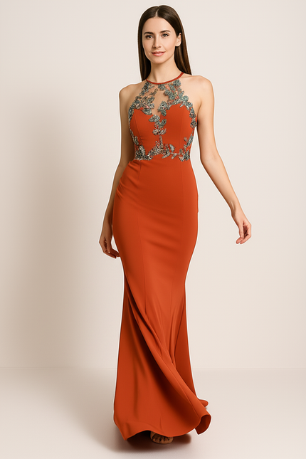 Robe Orange Brûlée Mariage - gallery 4
