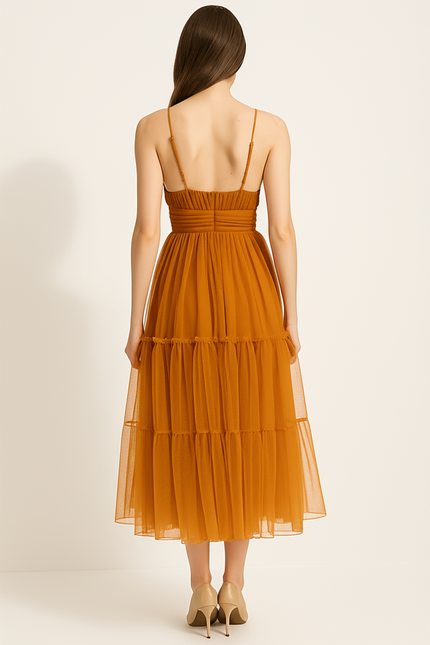 Robe Orange Brique - gallery 1