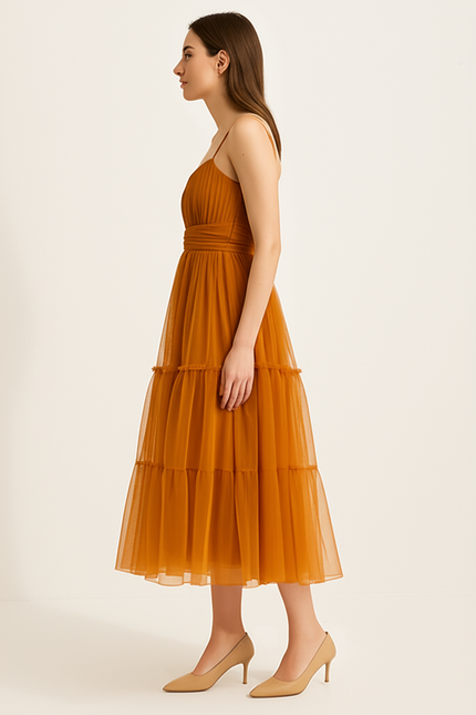 Robe Orange Brique - gallery 2