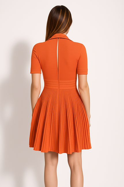 Robe Chemisier Orange - gallery 1