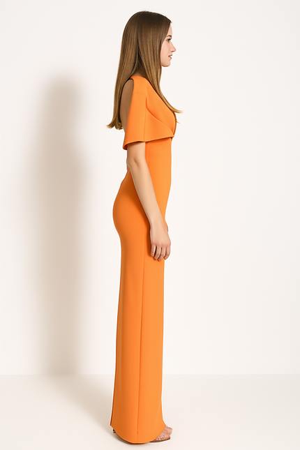 Robe Chemise Longue Orange - gallery 2