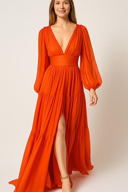 Robe Rouge Orange - gallery 4