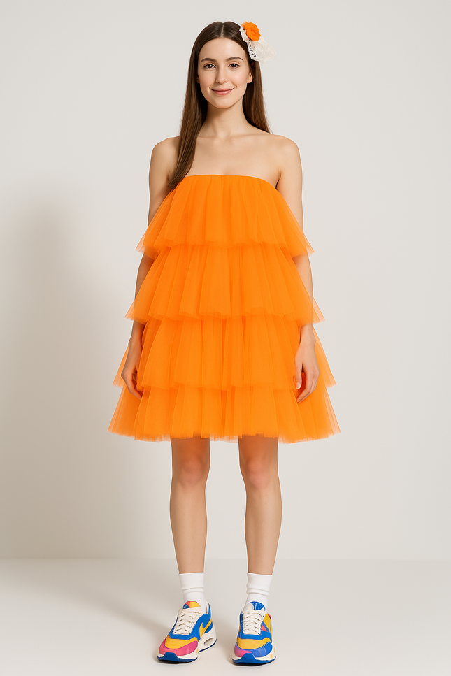 Robe Orange Fille