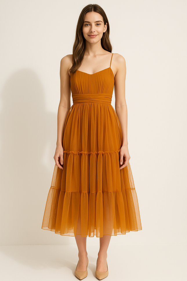 Robe Orange Brique