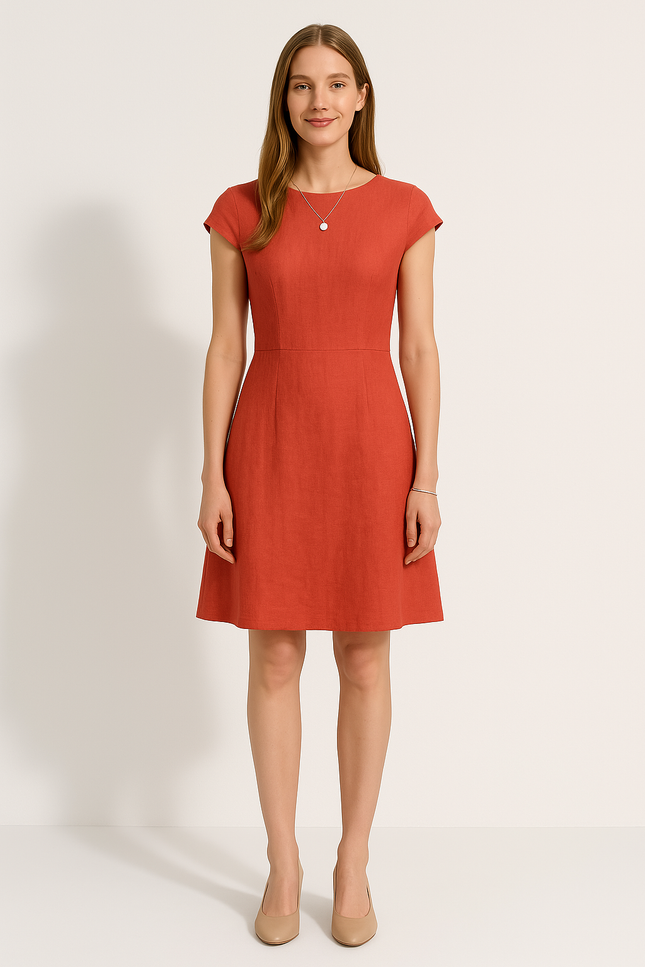 Robe Orange Ceremonie