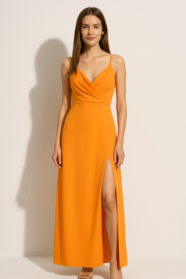 Robe Bustier Orange