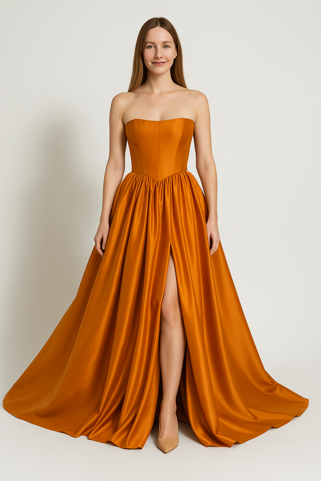 Robe Orange Grande Taille
