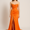 Robe De Soirée Courte Orange