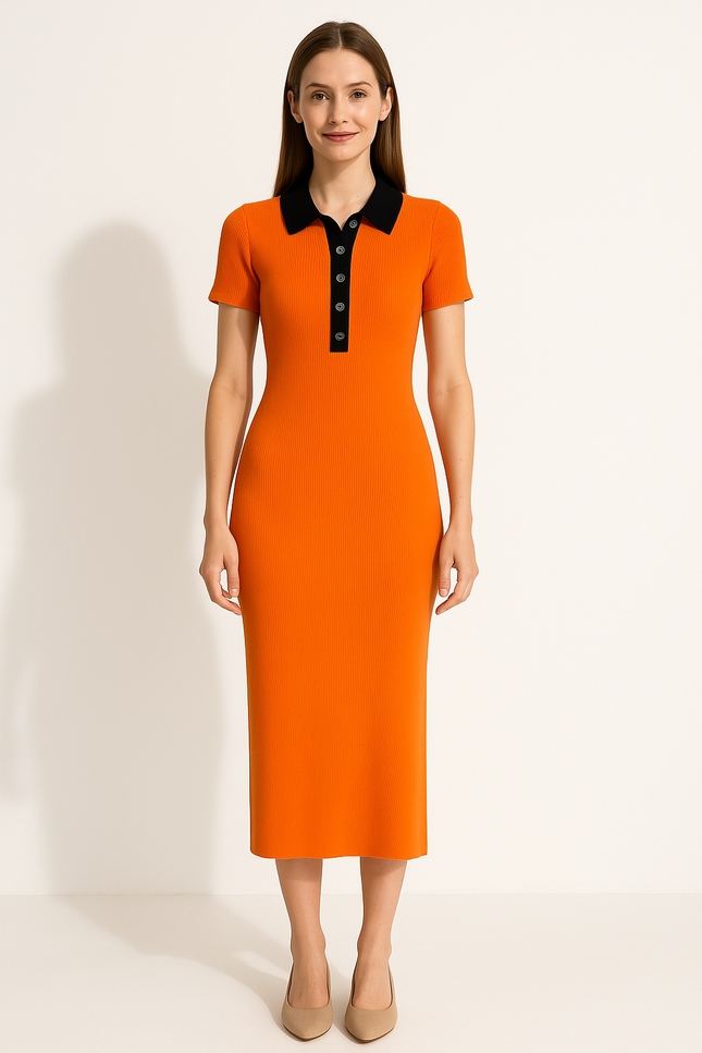 Robe Polo Orange