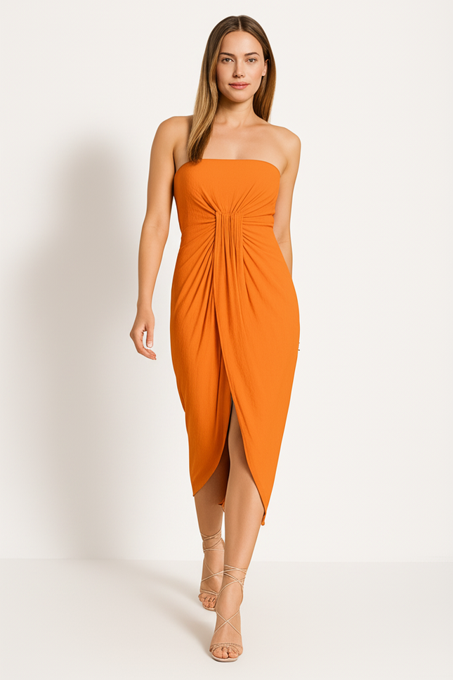 Robe Orange Dos Nu - gallery 4