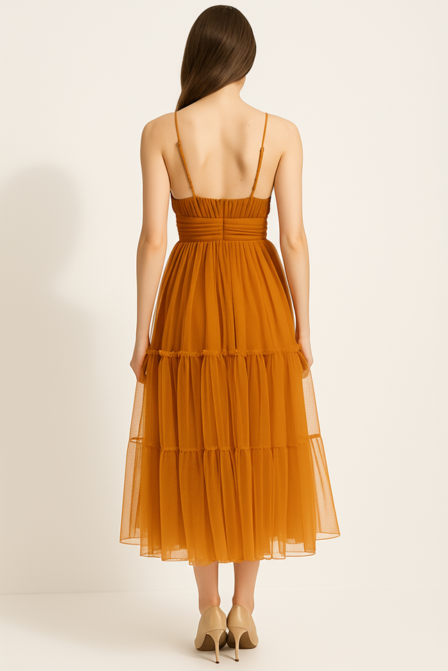 Robe Orange Brique - gallery 1