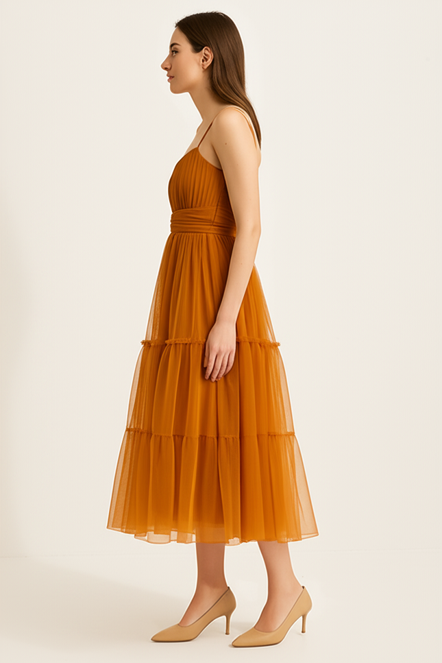 Robe Orange Brique - gallery 2