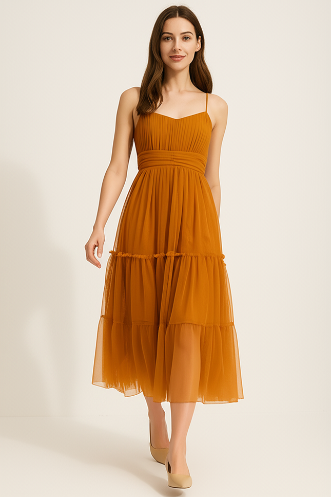 Robe Orange Brique - gallery 4