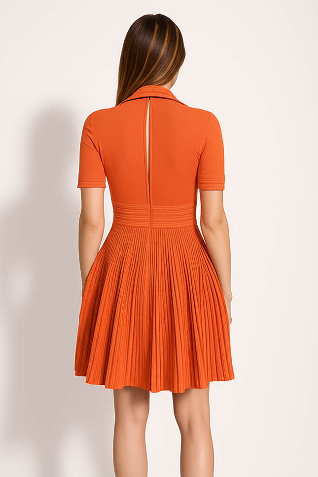 Robe Chemisier Orange - gallery 1
