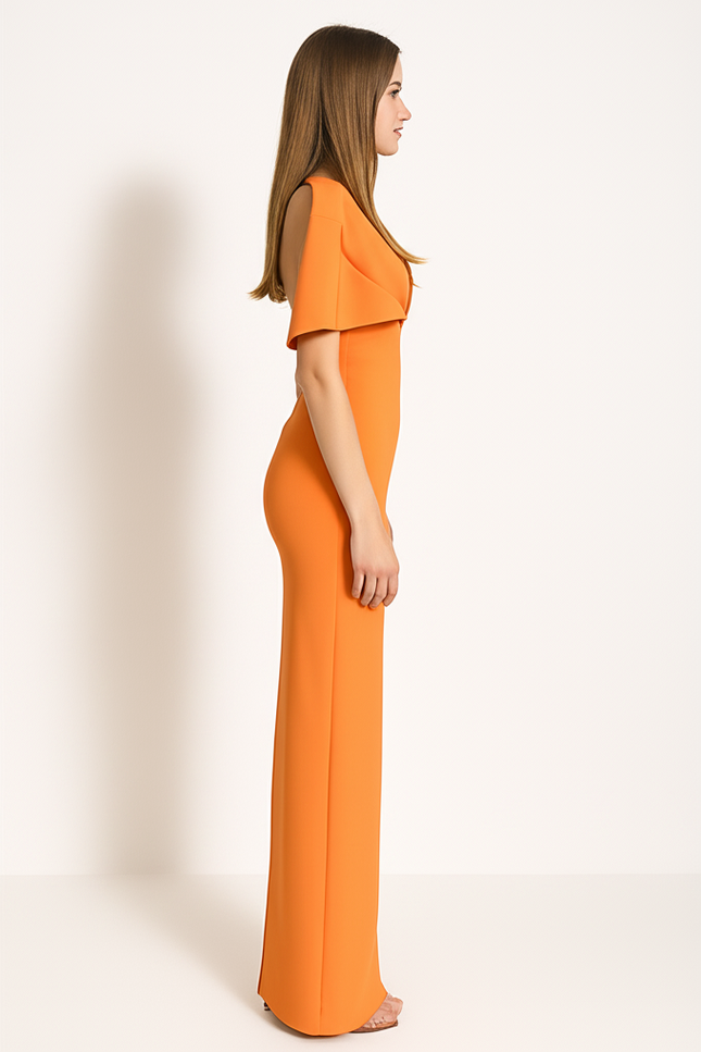 Robe Chemise Longue Orange - gallery 2