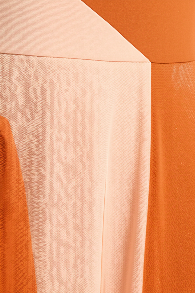 Robe Orange Et Rose Femme - gallery 3